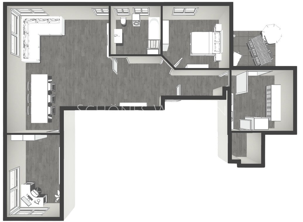 großzügige 3-Zimmerwohnung im Erstbezug nach Umbau | Mz-Laubenheim