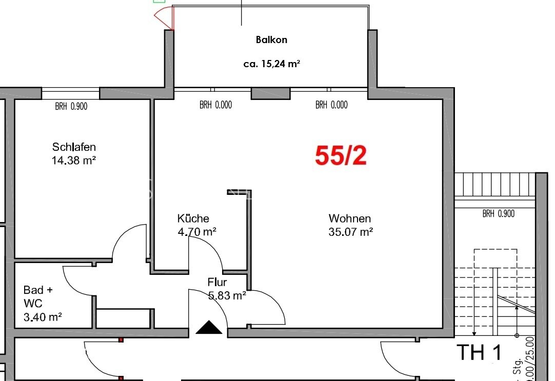 2-Zimmerwohnung - Erstbezug nach Sanierung | Mainz-Laubenheim